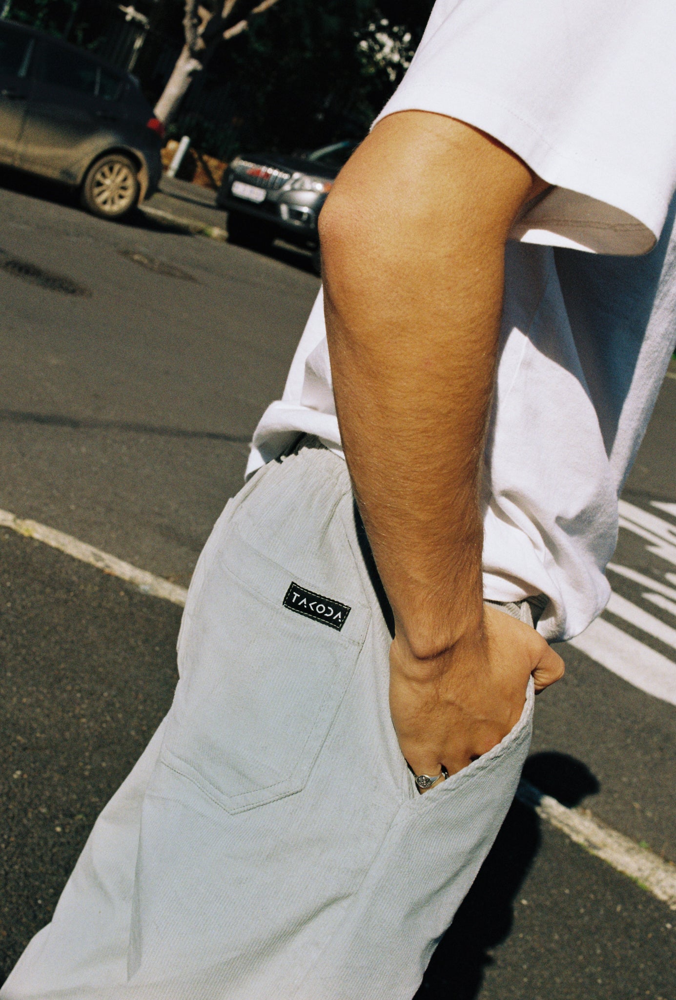 Seafoam Corduroy Pants