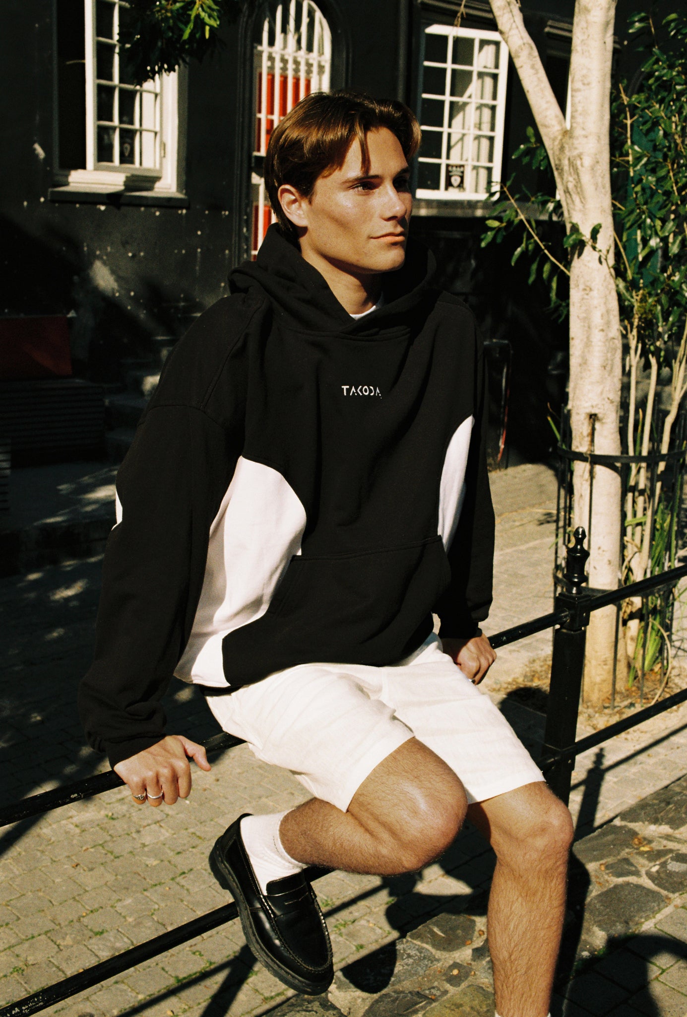 Hoodie - Black & White
