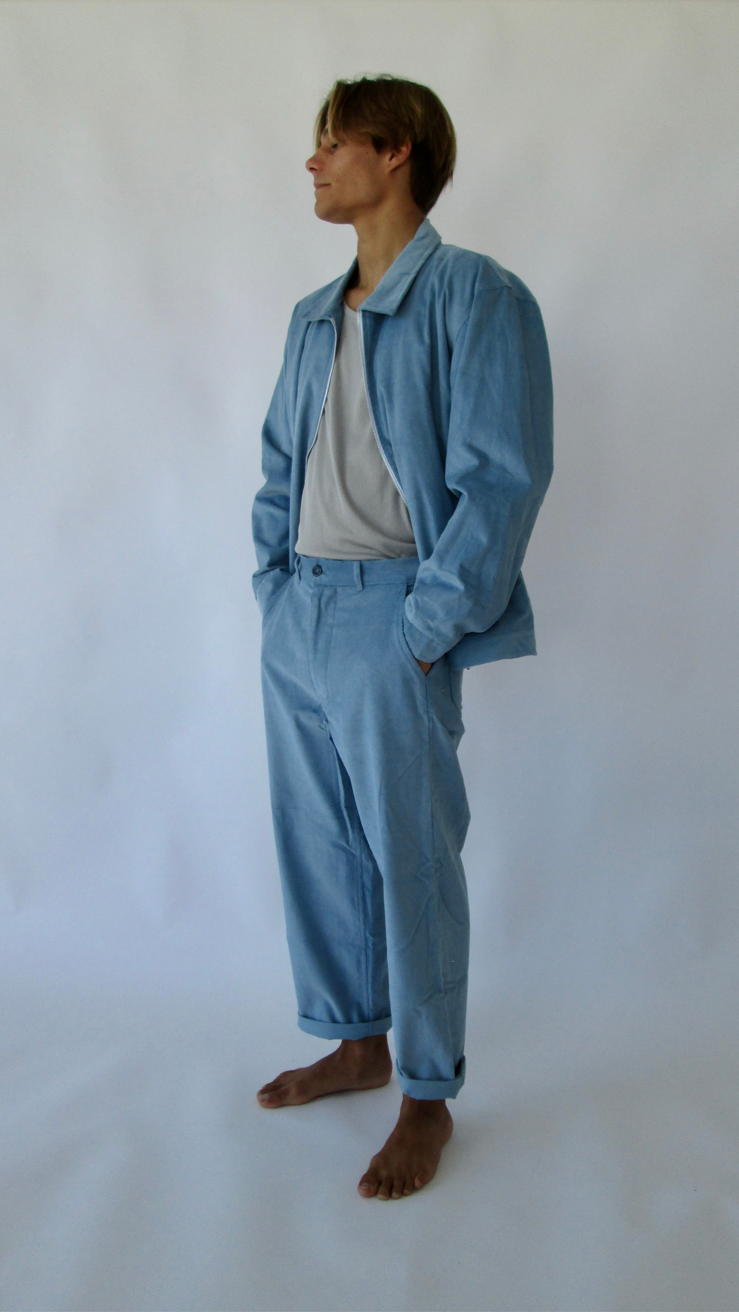 Cord Jacket // Sky Blue