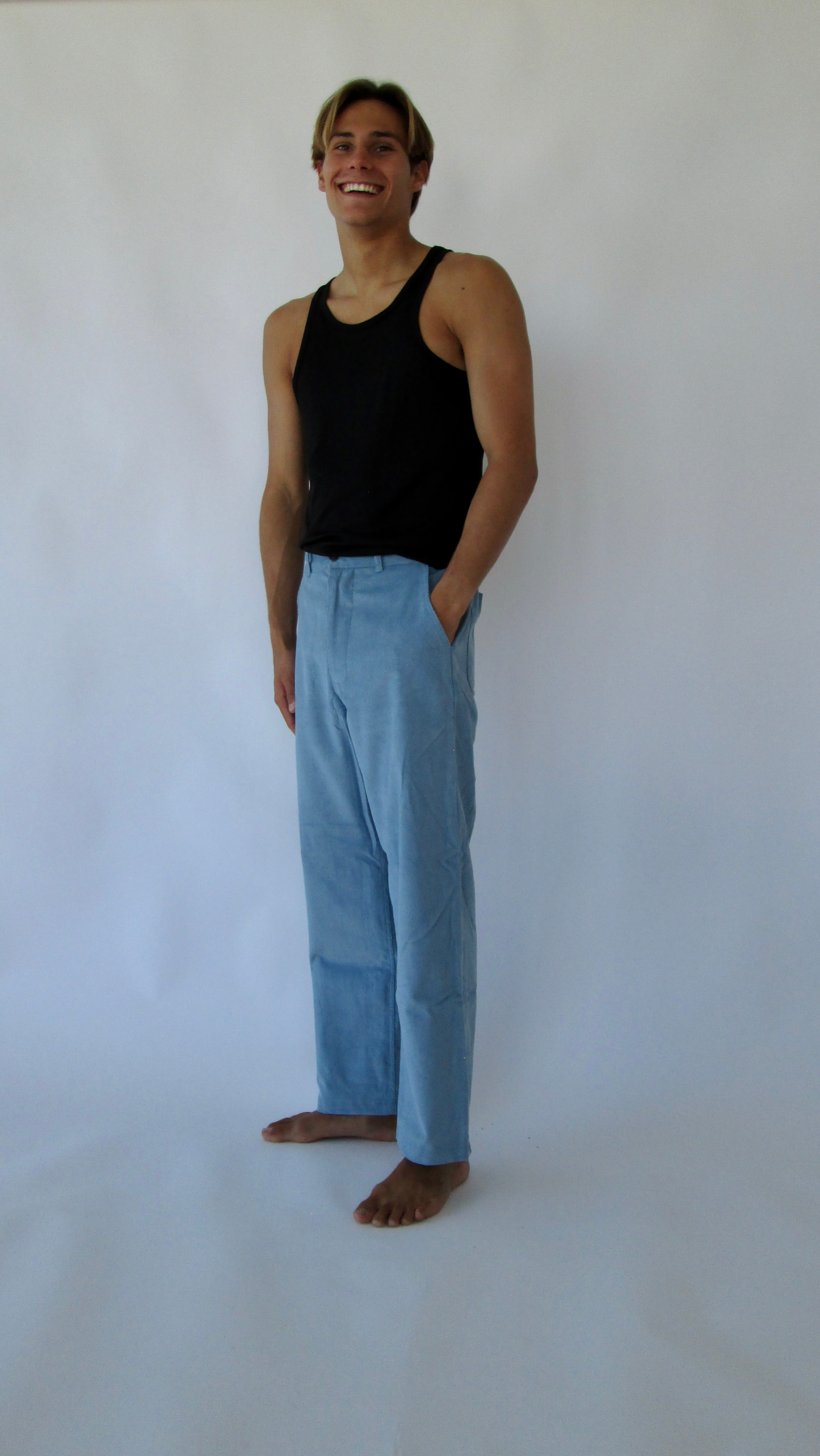 Cord Pants // Sky Blue