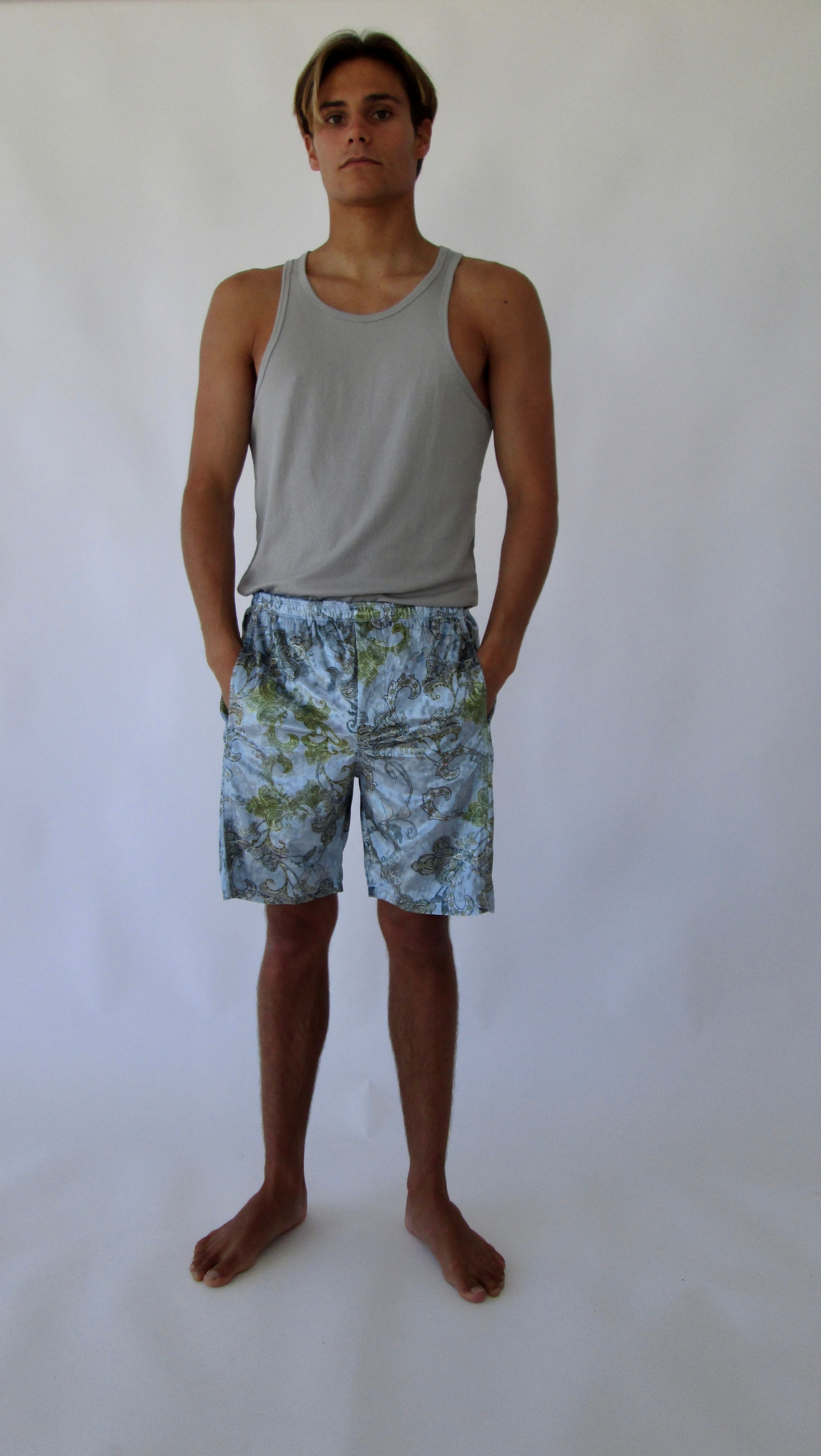 Velvet Shorts // Blue