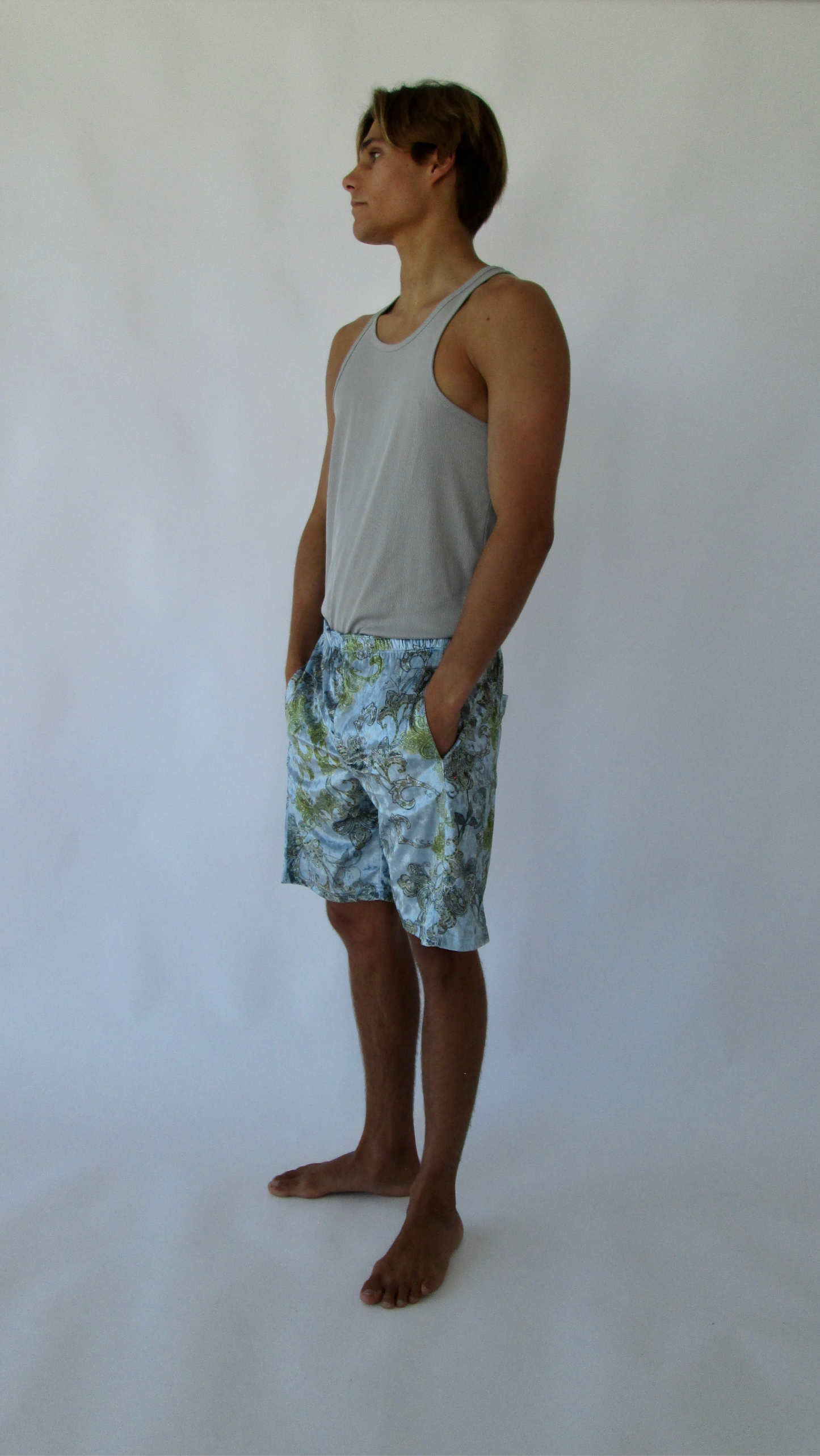 Velvet Shorts // Blue