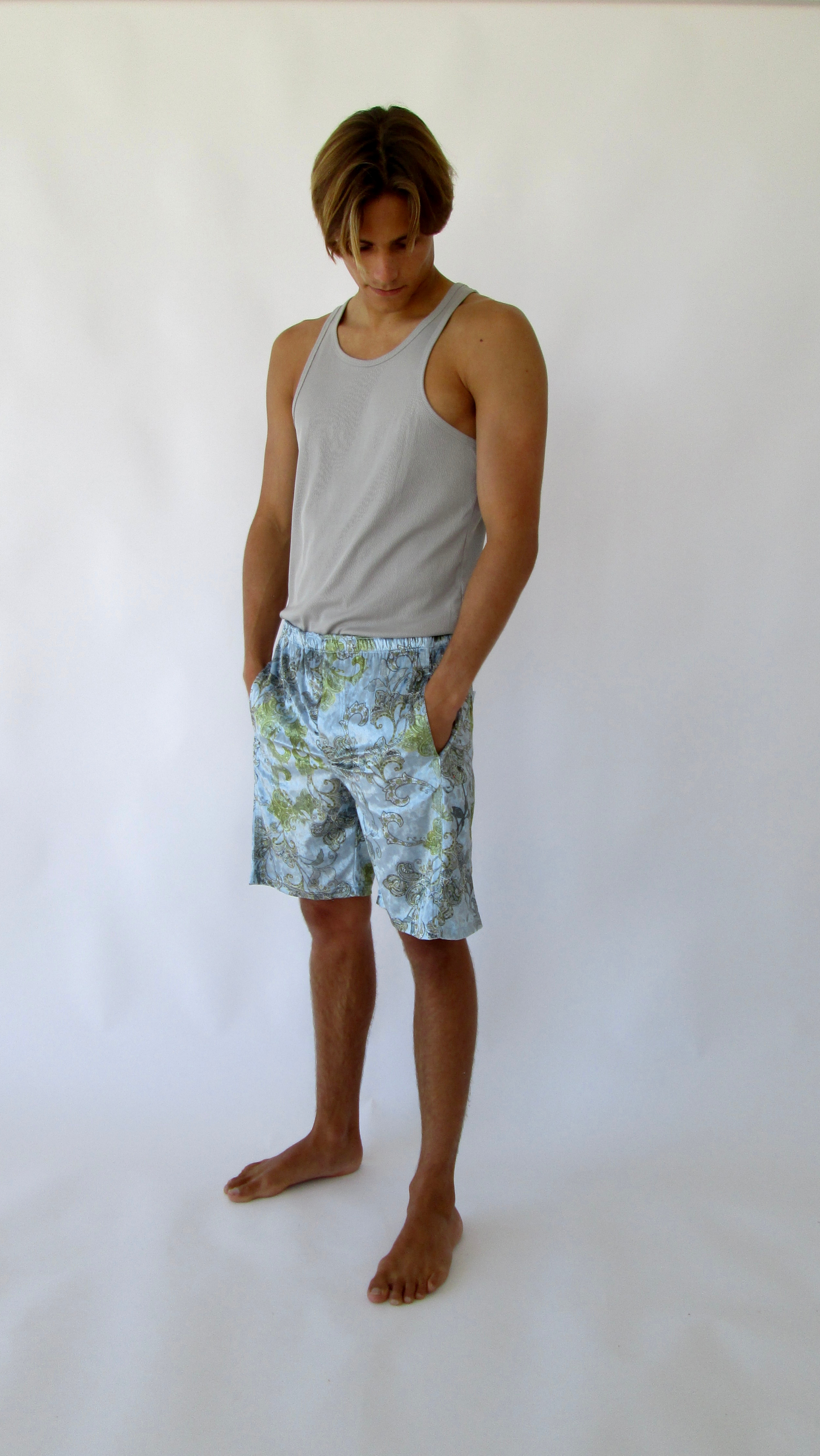 Velvet Shorts // Blue