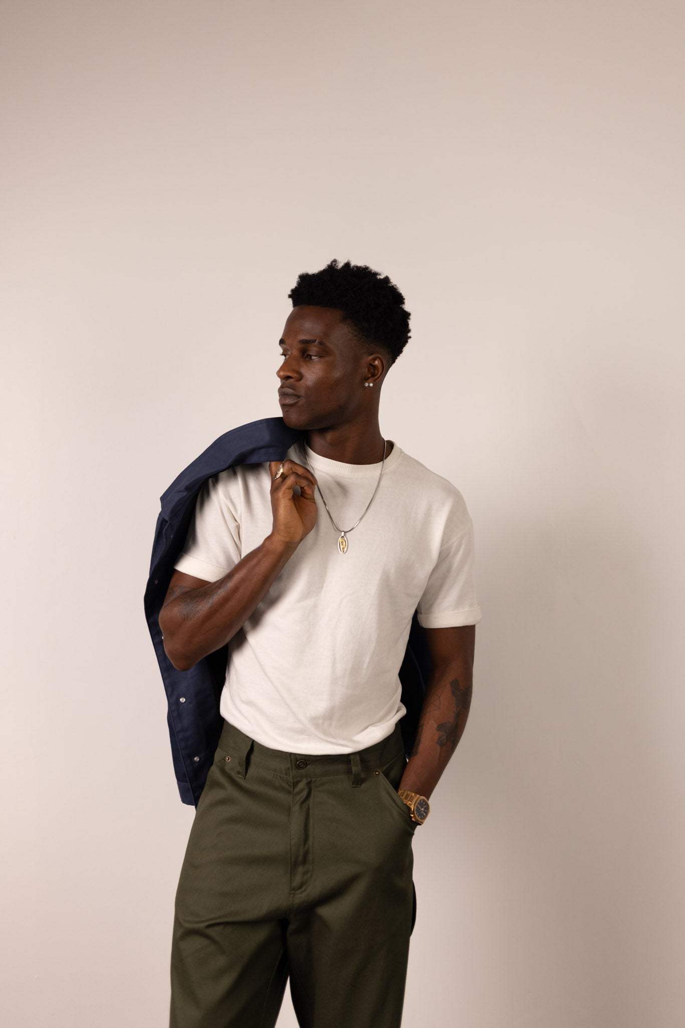 Navy Blue Bull Denim Jacket