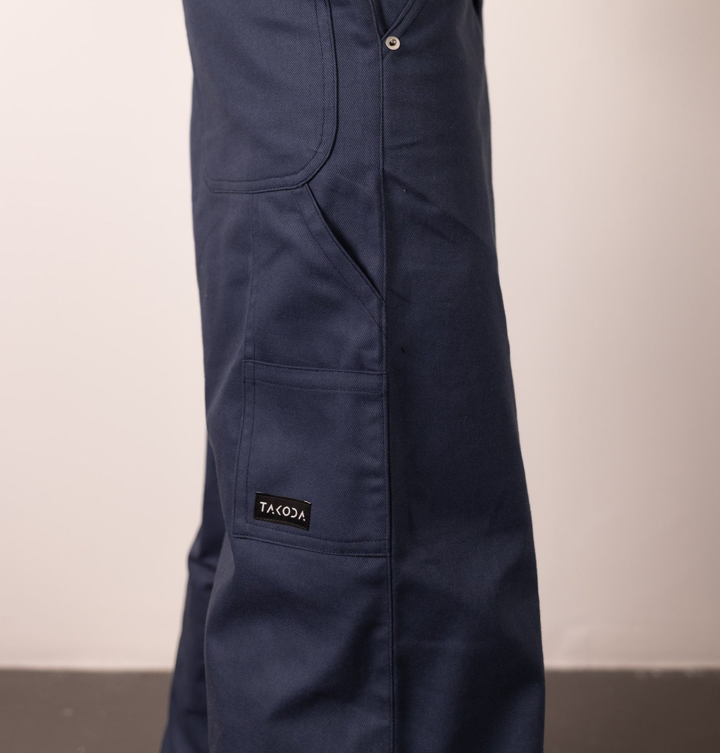 Navy Blue Bull Denim Pants