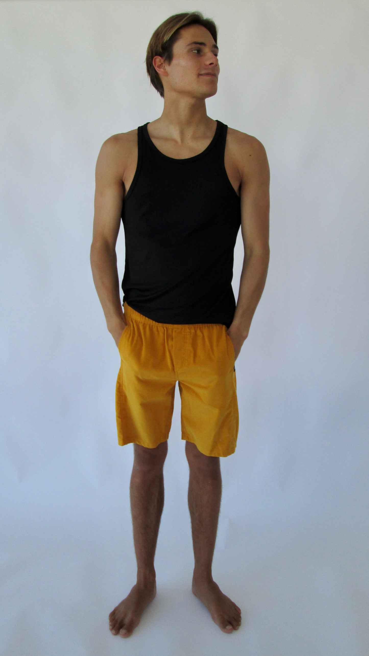 Cord Shorts // Mustard