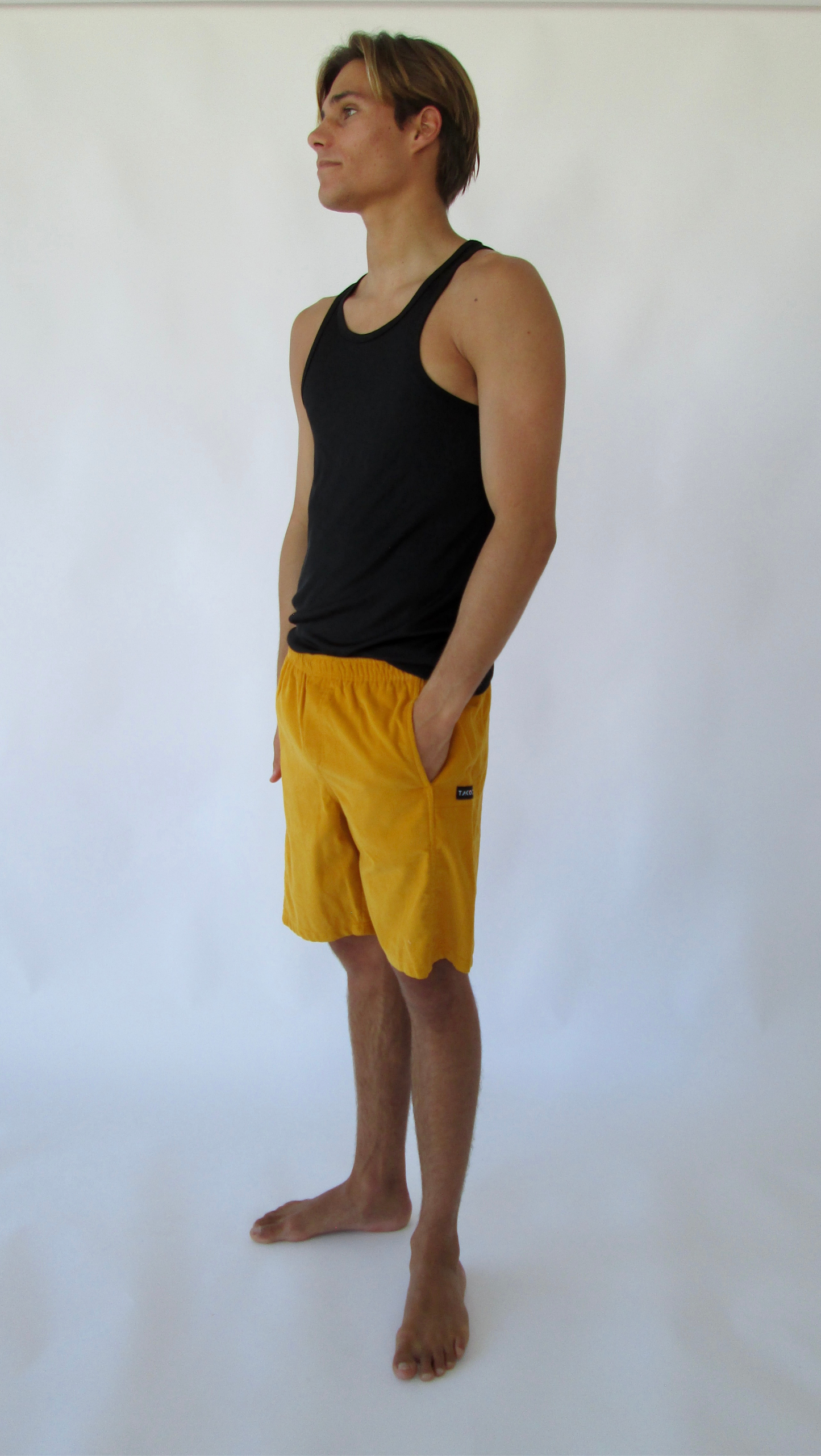 Cord Shorts // Mustard
