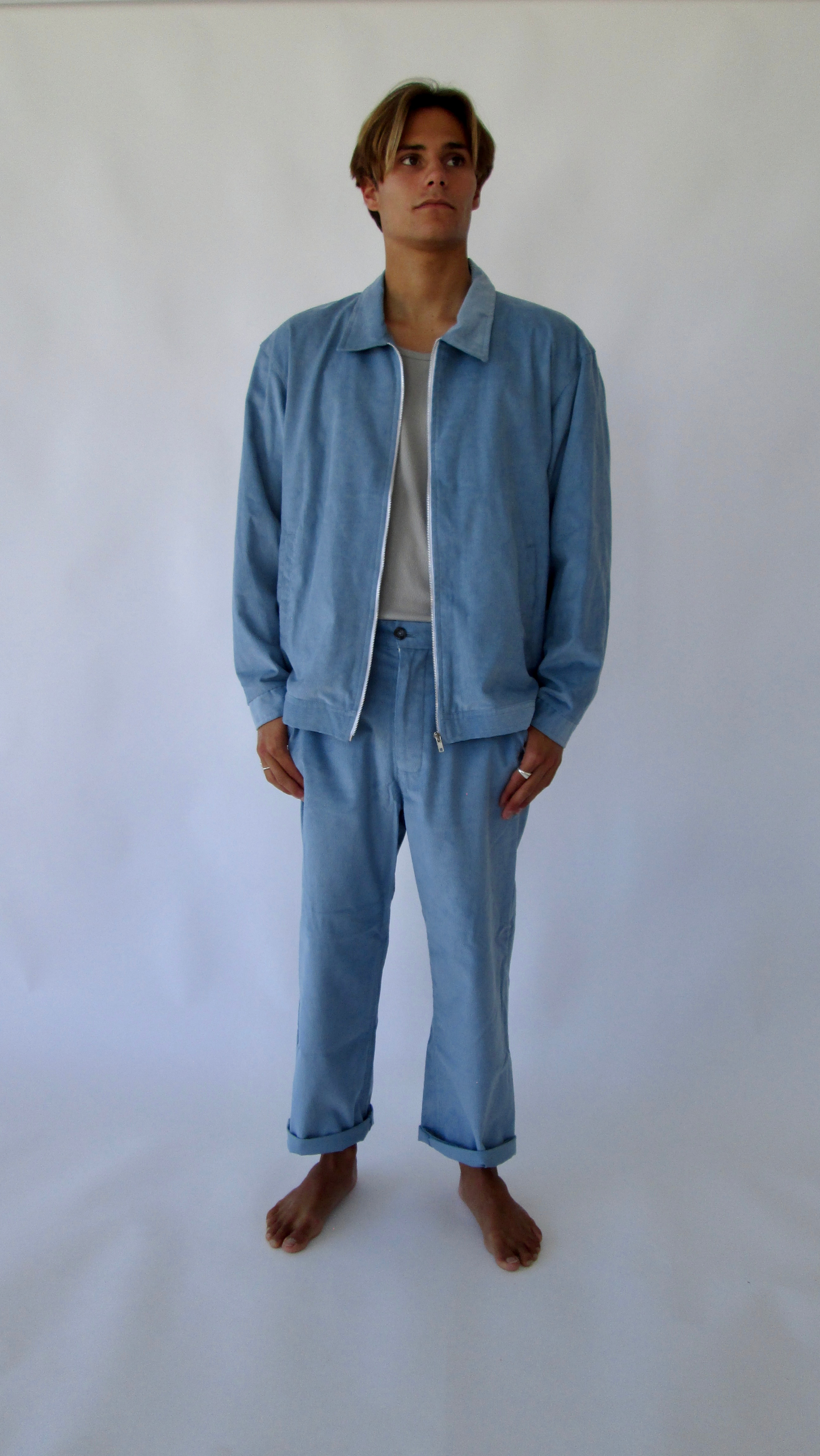 Cord Jacket // Sky Blue