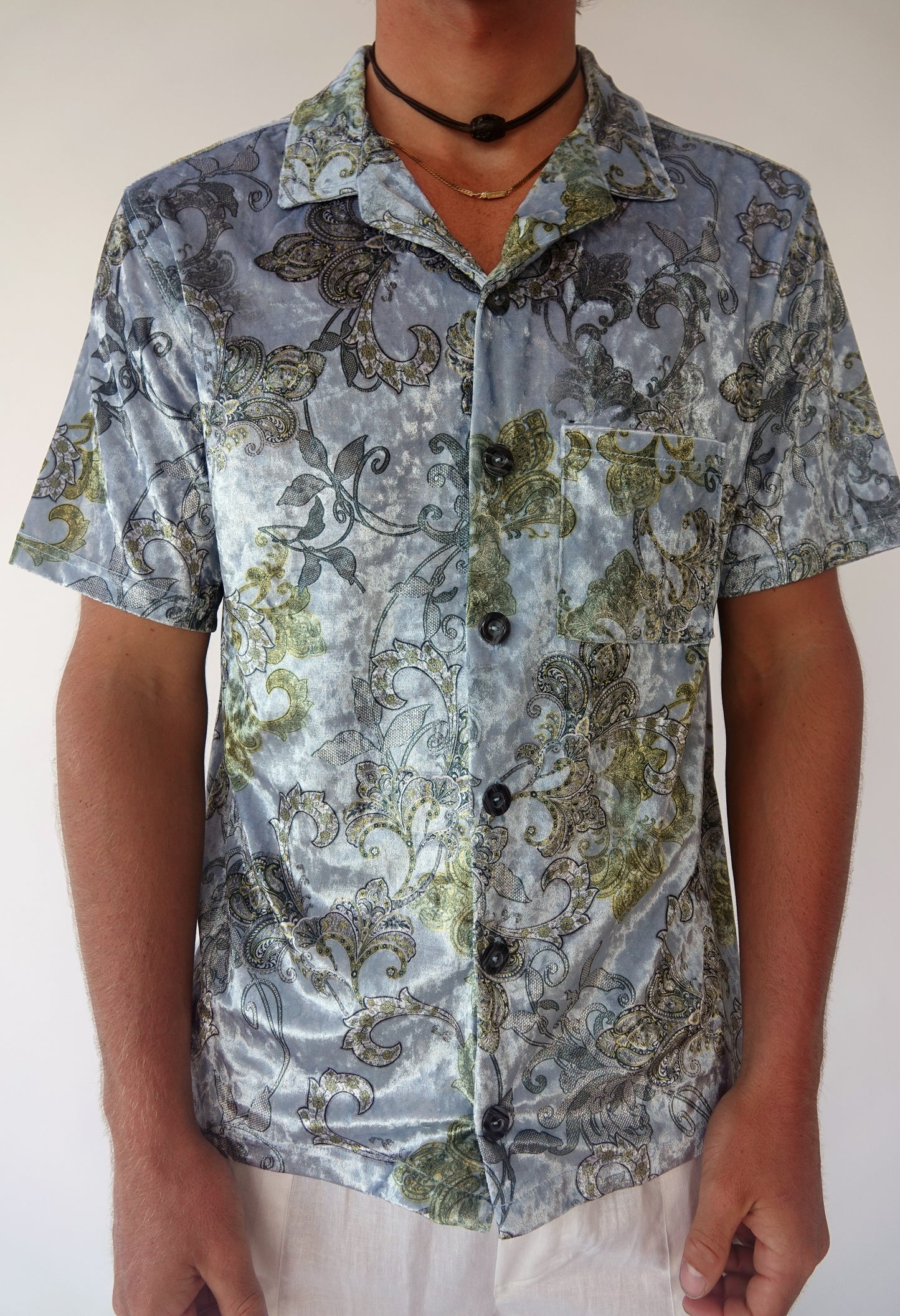 Bowler Shirt // Blue Velvet
