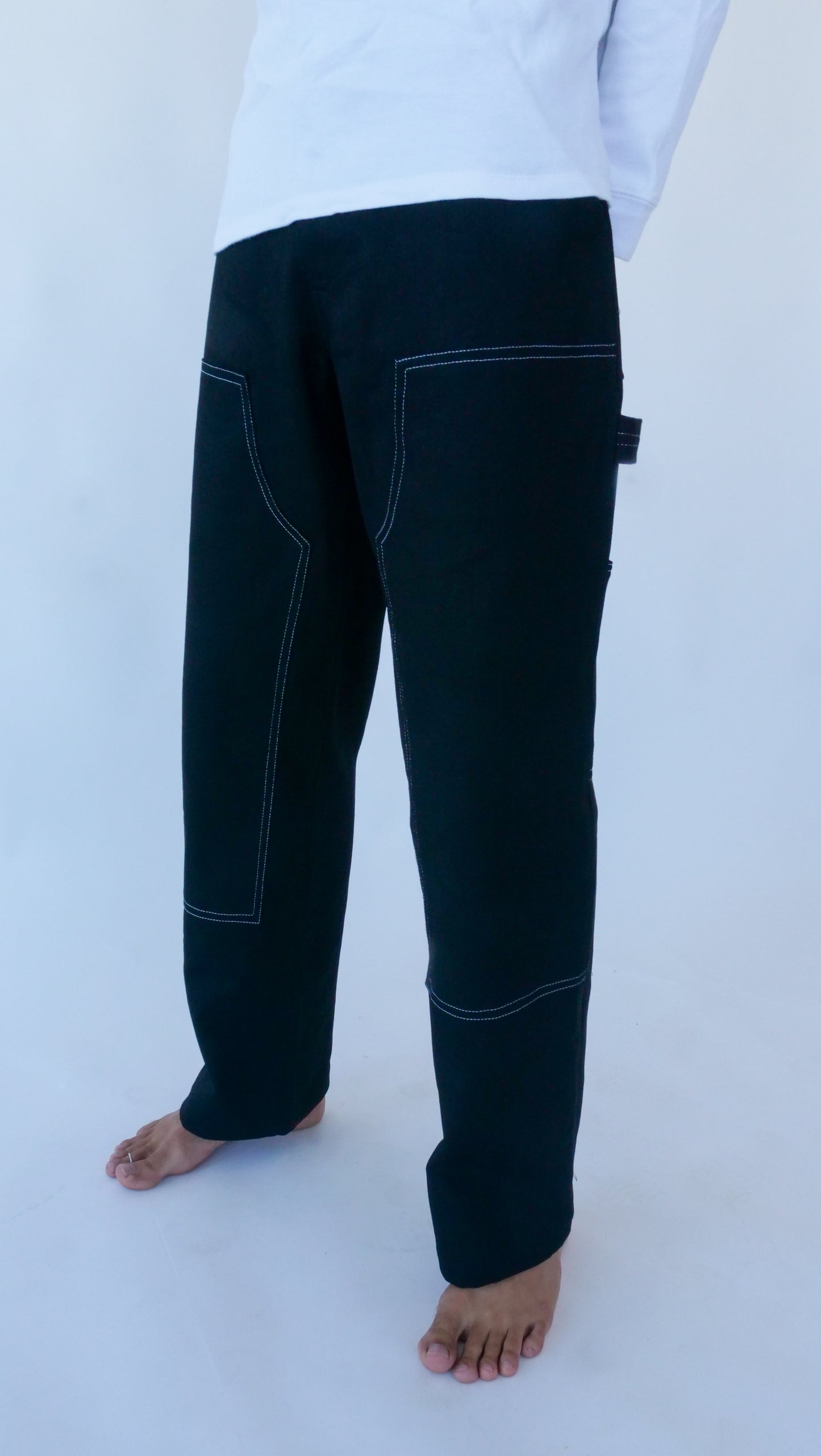 Worker Pants // Black Denim