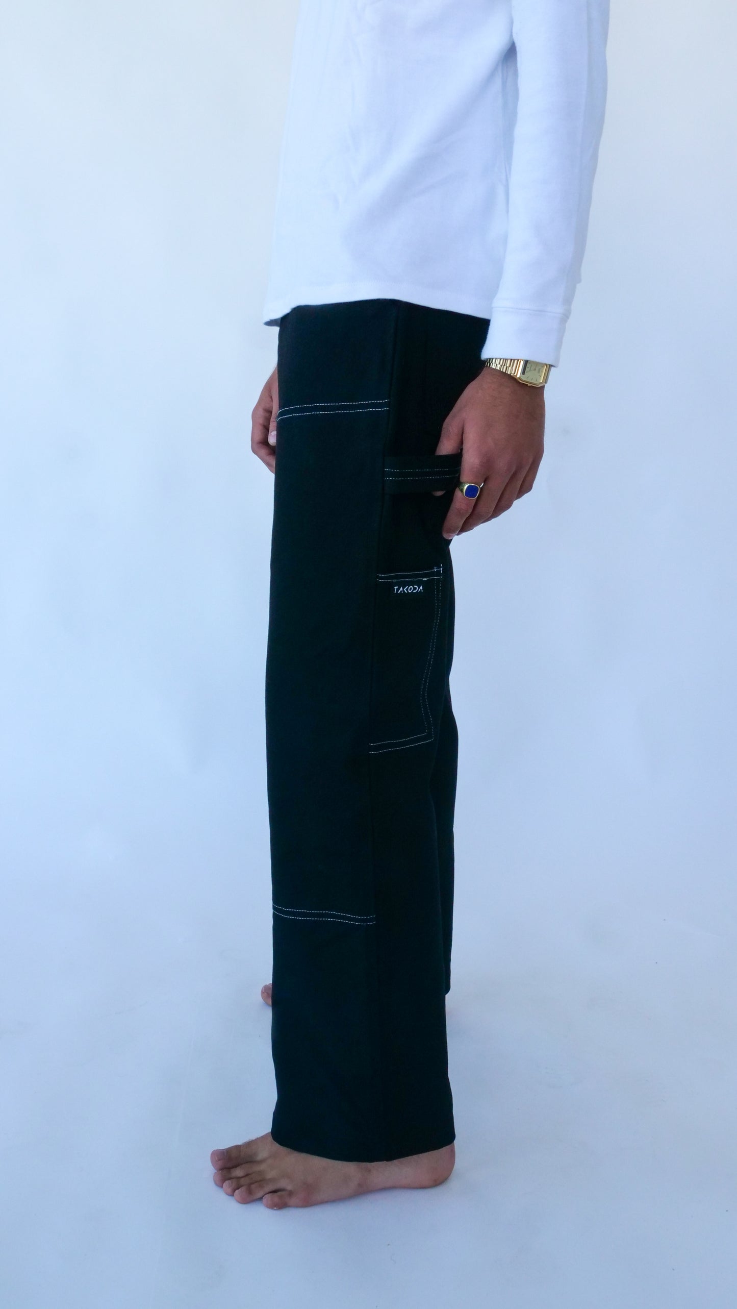 Worker Pants // Black Denim