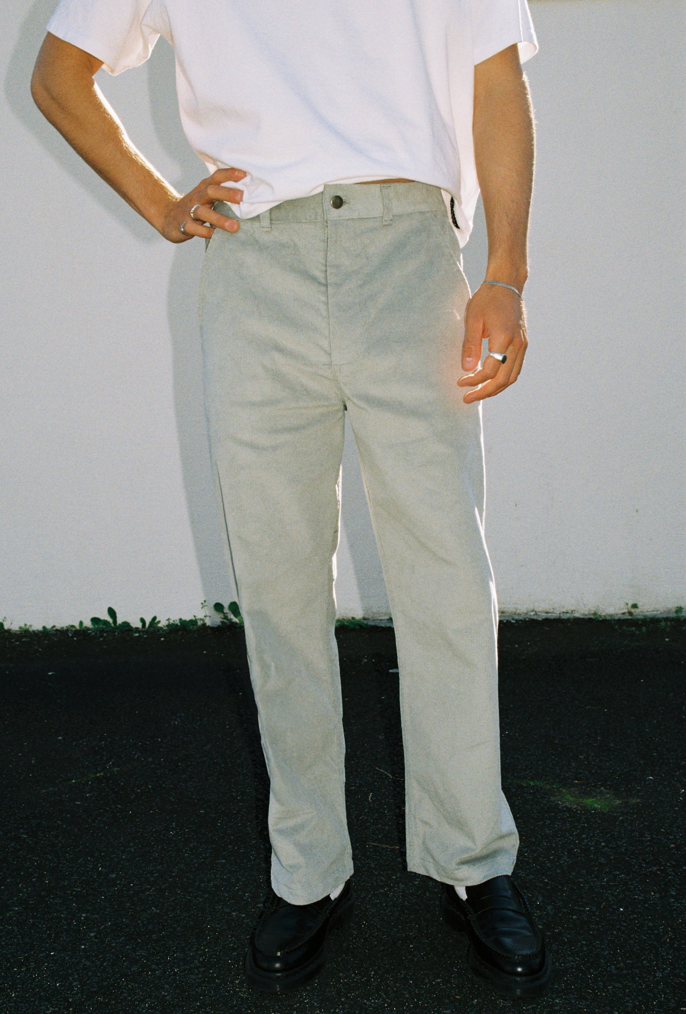 Seafoam Corduroy Pants