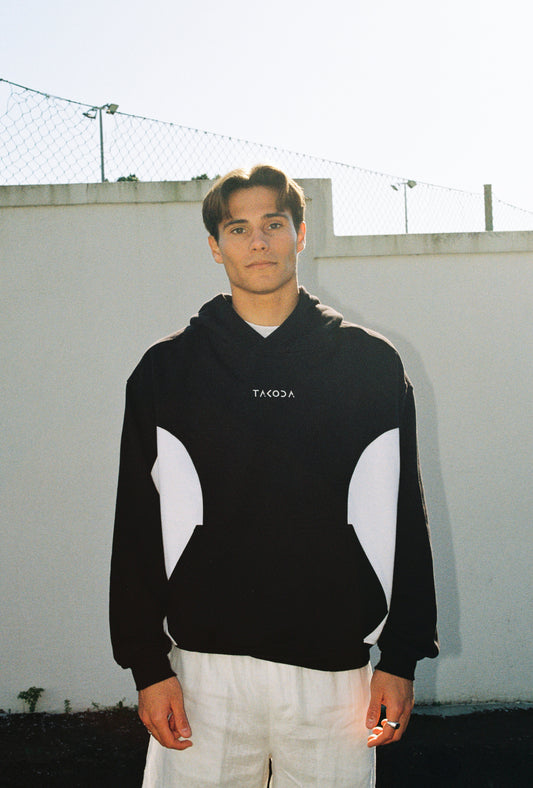 Hoodie - Black & White