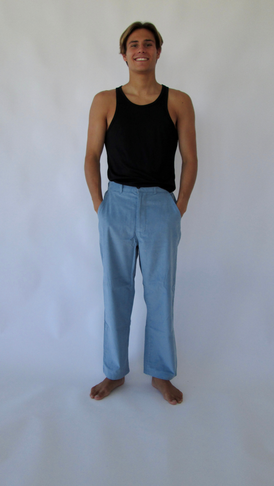 Cord Pants // Sky Blue