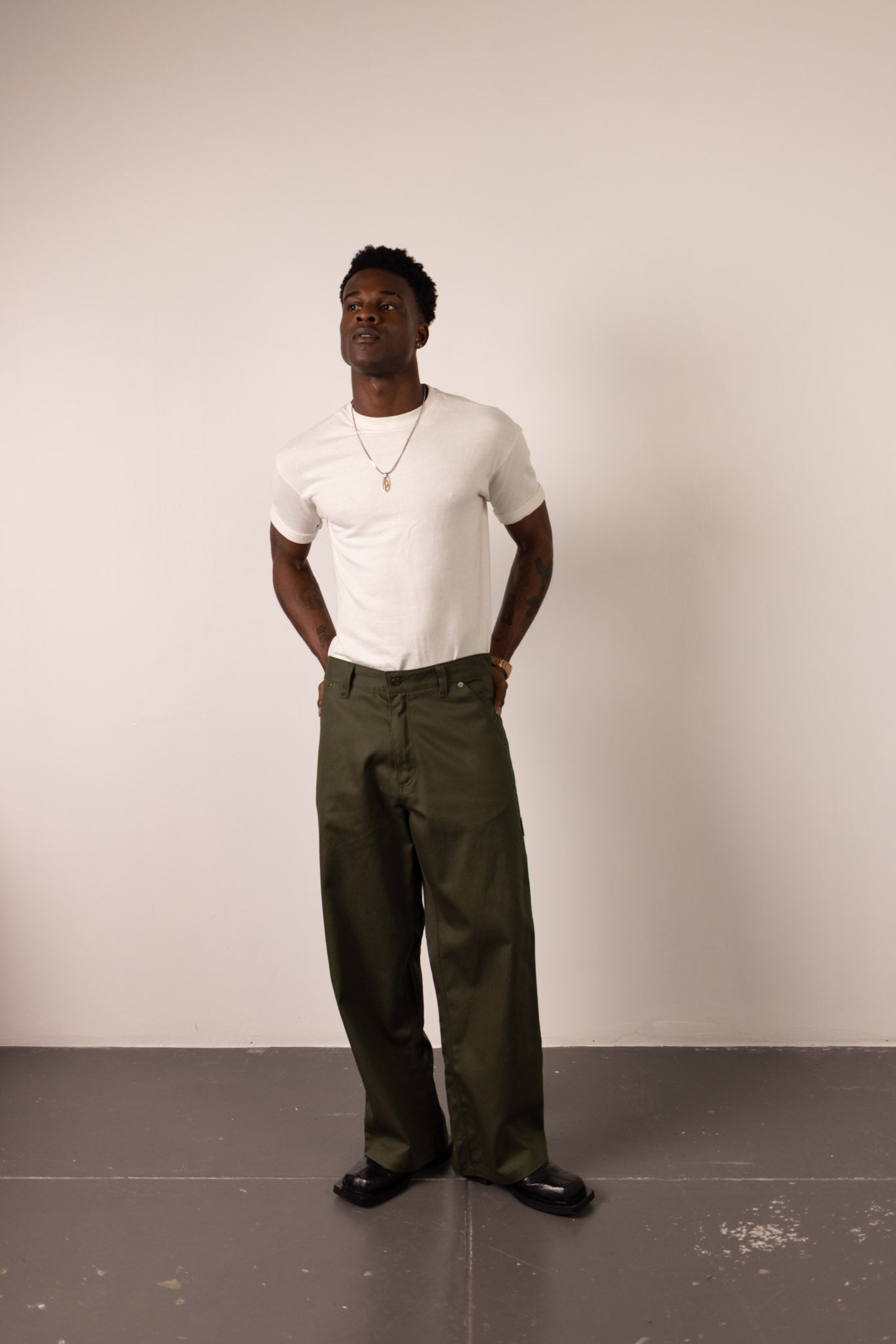 Green Bull Denim Pants