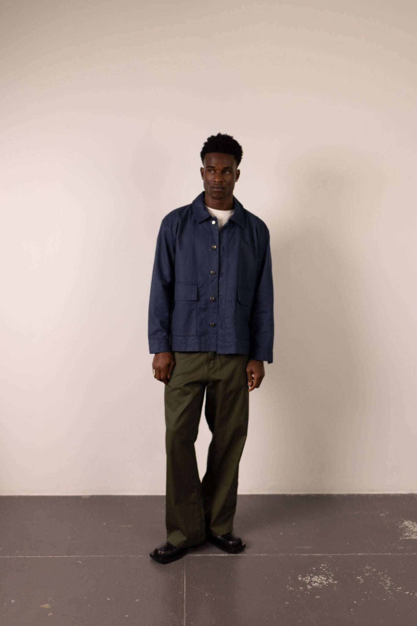 Navy Blue Bull Denim Jacket