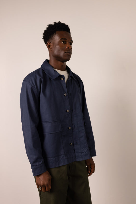 Navy Blue Bull Denim Jacket