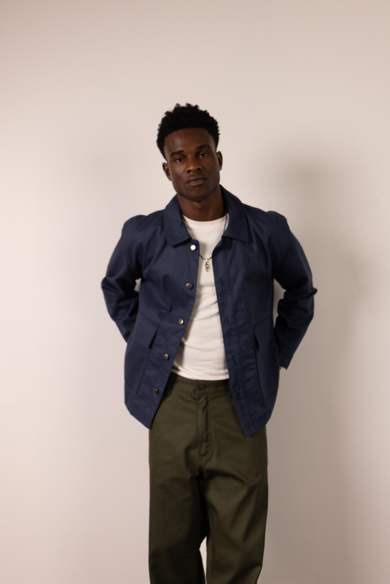 Navy Blue Bull Denim Jacket