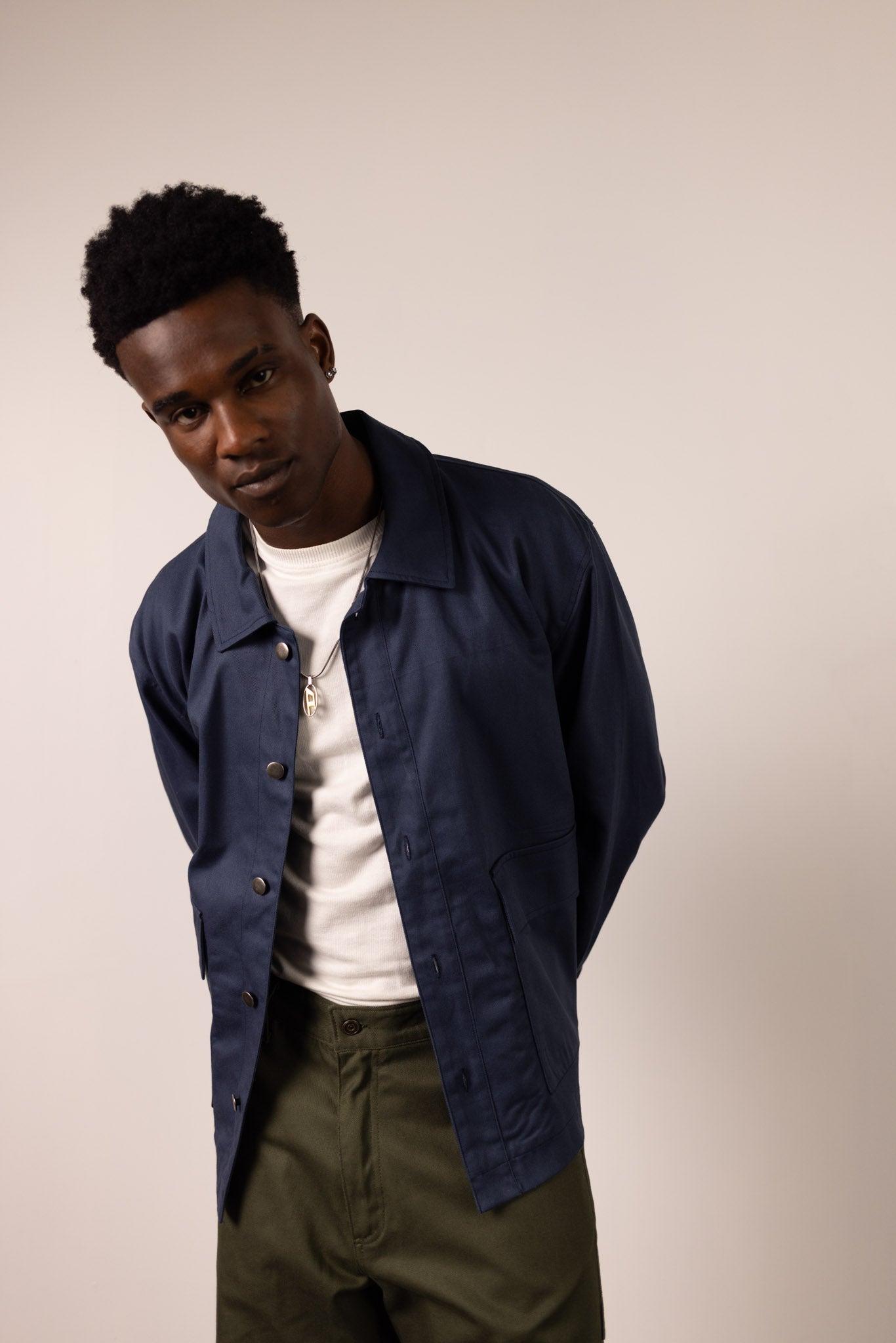 Navy Blue Bull Denim Jacket