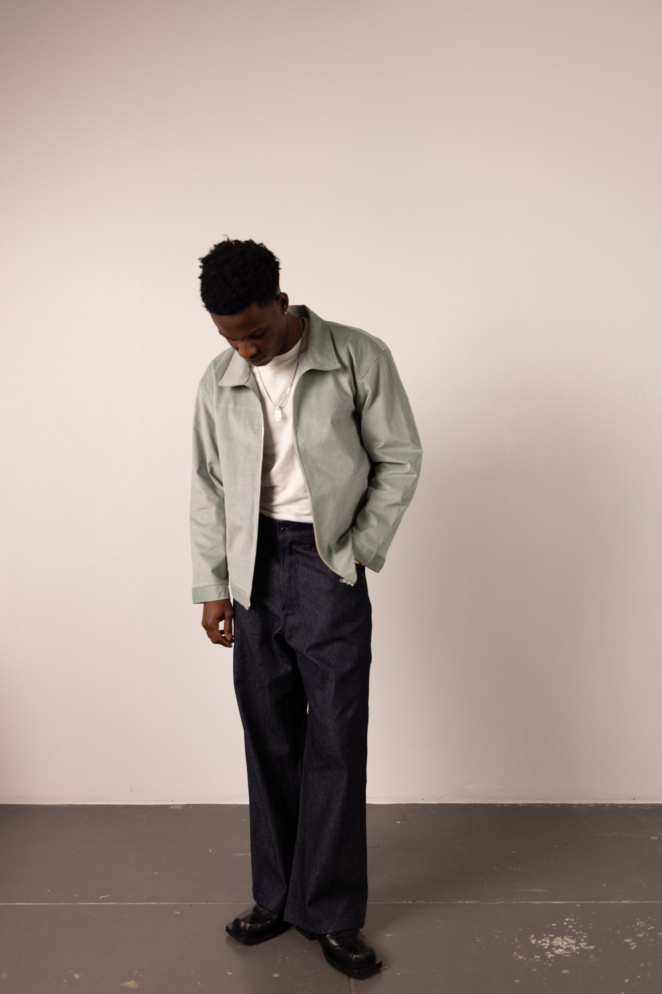 Seafoam Corduroy Jacket