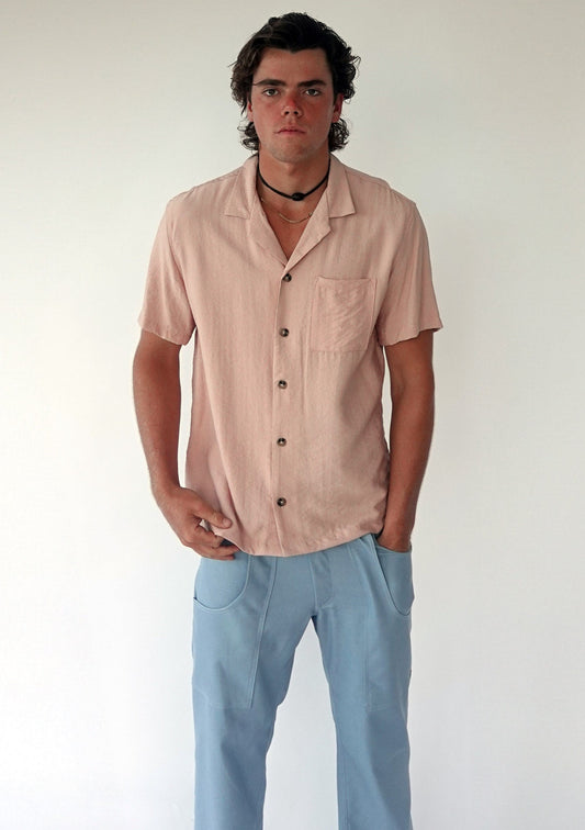 Bowling Shirt // Light Pink