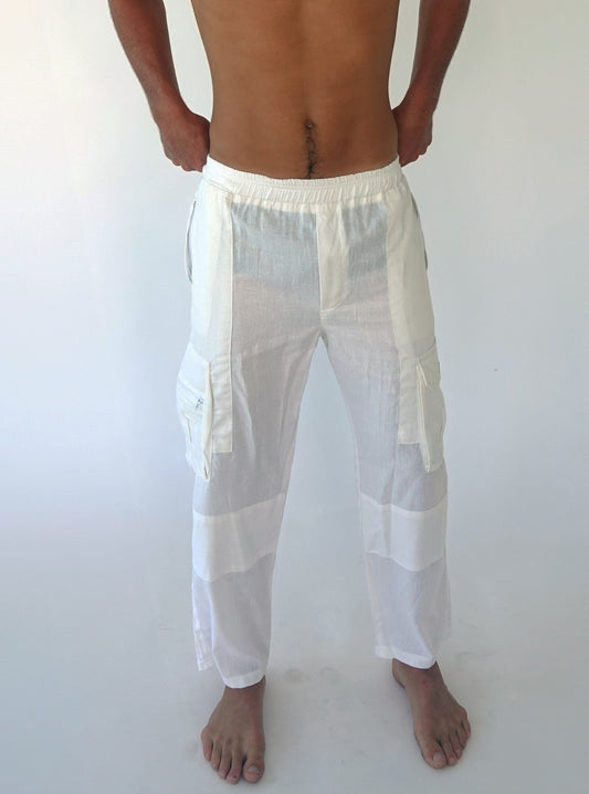 Cargo Pants // White