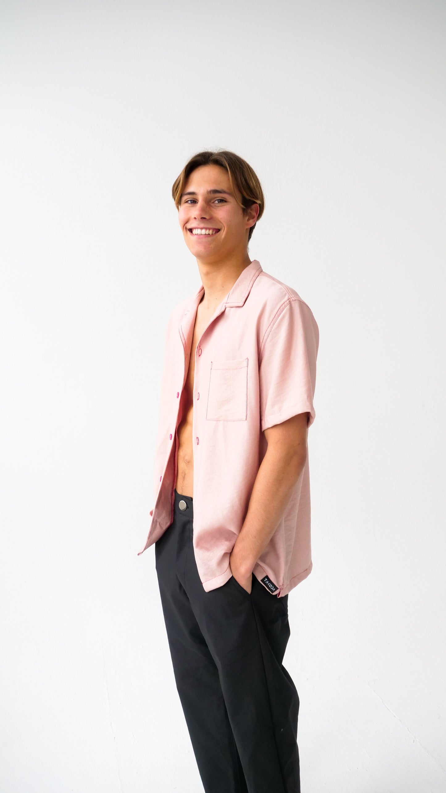 Bowling Shirt // Light Pink