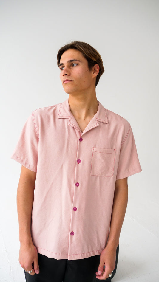 Bowling Shirt // Light Pink